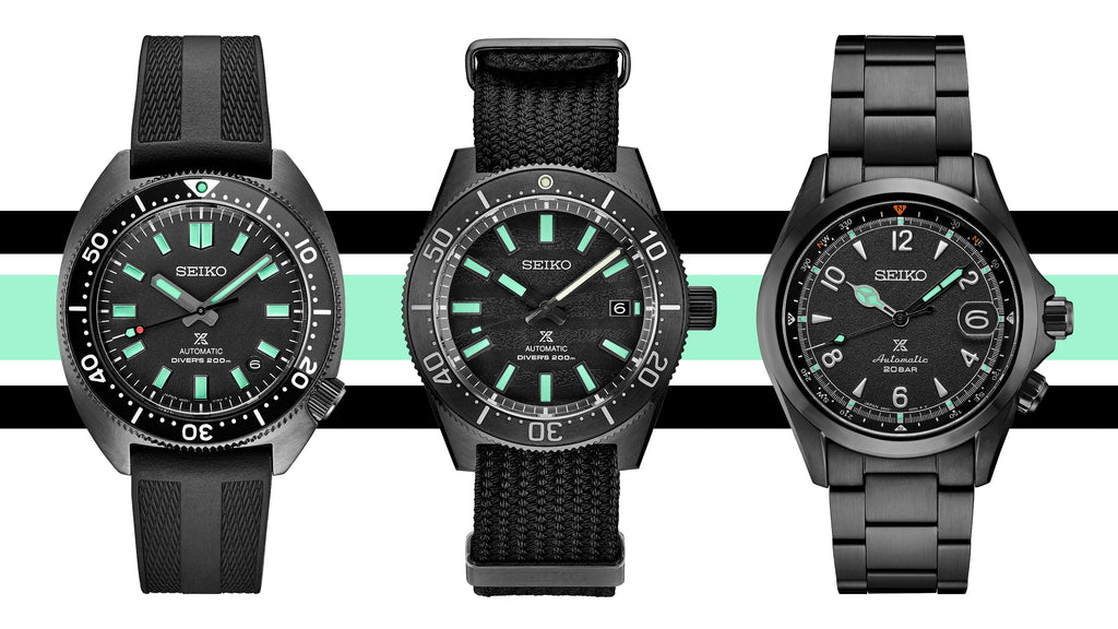 Introducing Seiko Is Back In Black With Three Classic Releases