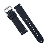 Emery Vintage Buttero Navy Leather Strap (20 mm)