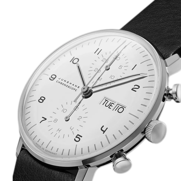 Junghans Max Bill Chronoscope Limited Edition with Table Clock