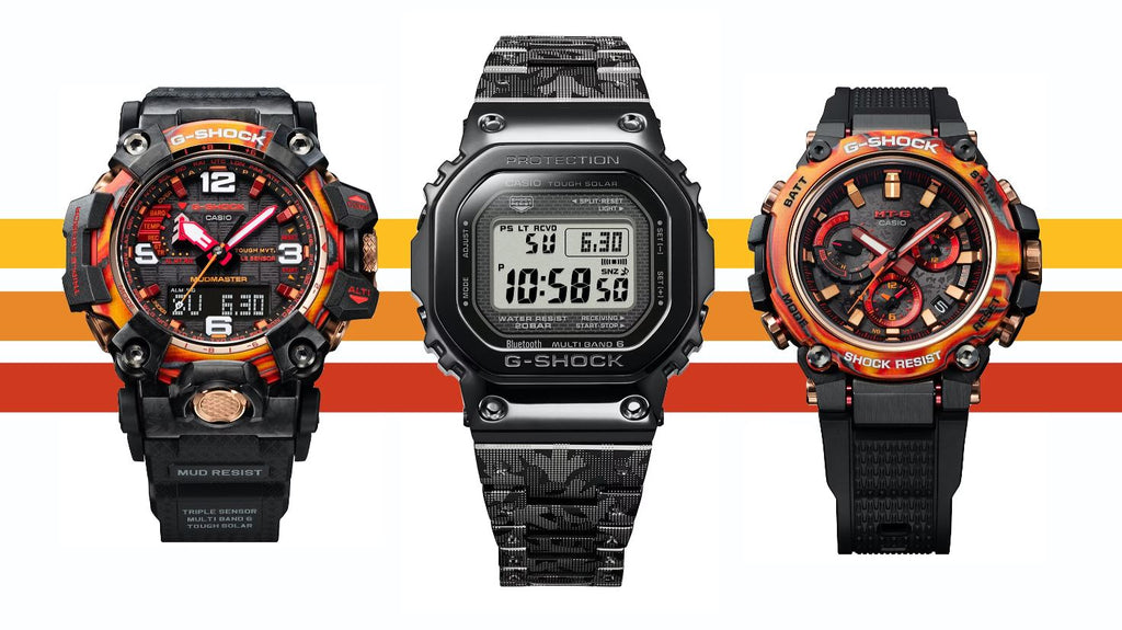 G-Shock Celebrates Its 40th Anniversary With The Release Of Some Fiery Red Watches And An Artful Dose Of Haze