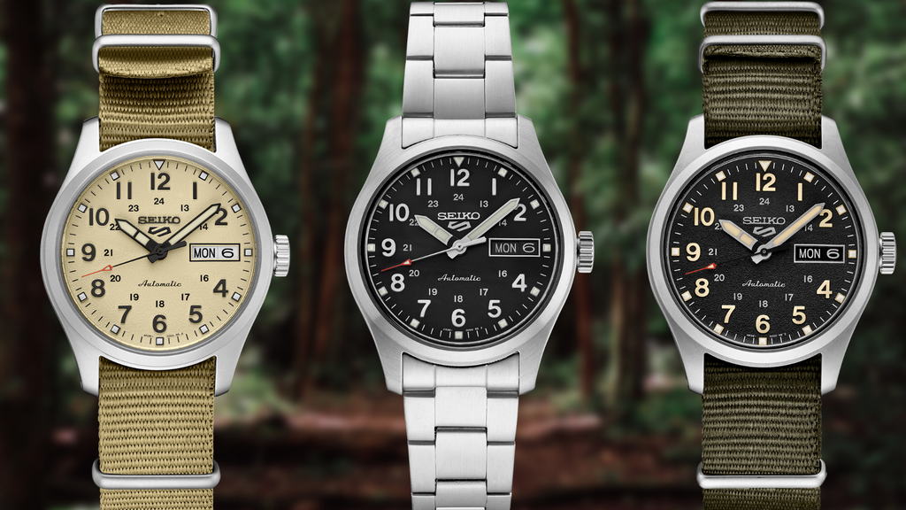 Introducing They're Back! Seiko Brings A Series Of 36mm Field Watches To The Seiko 5 Sports Collection