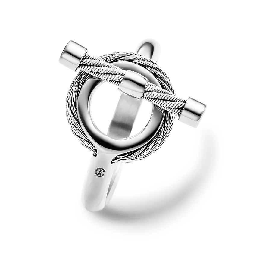 CHARRIOL ST. TROPEZ MARINER TOGGLE RING 02-101-1272-1
