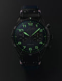 (PRE-ORDER) Junghans 27/3396.00 Pilot Chronoscope Navy Blue Limited Edition Watch (ETA Within 6 - 8 Weeks)