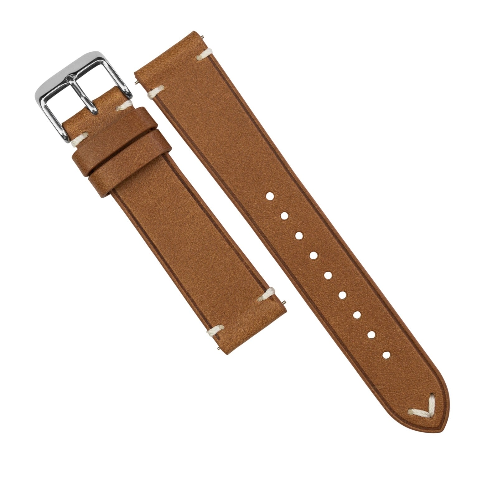 Emery Vintage Buttero Tan Leather Strap (20 mm)