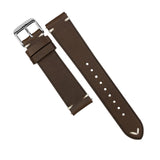 Emery Vintage Buttero Brown Leather Strap (22 mm)