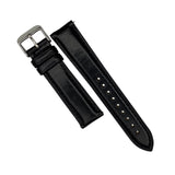 Classic Horween Leather Strap in Chromexcel® Black (20mm)