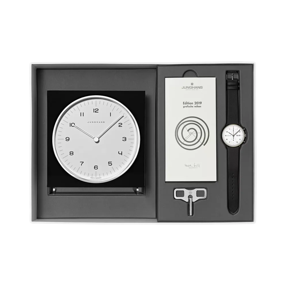 Max Bill Chronoscope Limited Edition (with Table Clock) 363/2919.01_special - MY WOW 2