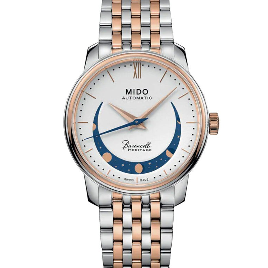 MIDO BARONCELLI SMILING MOON LADY M027.207.22.010.01 (NEW)