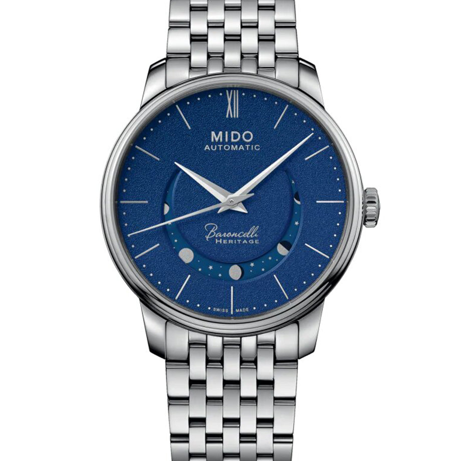 MIDO BARONCELLI SMILING MOON GENT M027.407.11.040.00 (NEW)